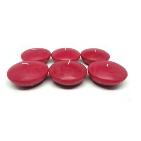 ZEST CANDLE Zest Candle CFZ-052 3 in. Red Floating Candles -12pc-Box CFZ-052